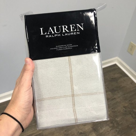 Lauren Ralph Lauren Bedding New Lauren Ralph Lauren Julianne Windowpane Sage Green Linen